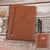 Right/Left-Handed Leather A4 Portfolio with Handle,Leather Travel Case,Pocket Folder for iPad/Laptop,Personalized Portfolio,Gift for Him