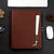 Genuine Leather Portfolio, Women Leather Portfolio with A4/Letter Notepad Holder, Handmade Zippered Leather Padfolio, Personalized Portfolio