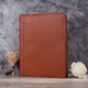 Personalized Brown PU Portfolio with Name/Logo,A4 Leather Business Portfolio for Men,Legal Document Organizer&Business Card Holder,Gift for Him