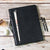 Handle Leather Padfolio Personalize Legal Pad Portfolio, iPad Pro 12.9 Case Card Holder, iPad Pouch, A4 Leather Portfolio, Anniversary Gift