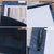 Personalized Denim Blue PU Leather Portfolio,Artist A4 Size Organizer Folders,Custom Leather Padfolio with A4 Holder,Unique Graduation Gift for Him