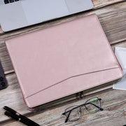 Personalized Leather Portfolio, 8.5 X 11 Padfolio, A4 Letter Size Notepad/Legal Pad Padfolio, Organizer For Letter Size Writing Pad D313 Brown / No - View #5