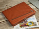 Personalized Brown PU Leather Portfolio, Professional Office Folder,Leather Portfolio with A4 Holder for Men, Best Corporate Gift