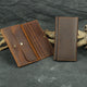 Long crazy horse leather multi-function mobile phone passport bag - AZXCG handmade genuine leather 