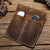 Retro crazy horse leather 2 packed lovers watch storage box - AZXCG handmade genuine leather 