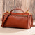 Classic Cylinder Bag Genuine Leather for Women - azxcgleather