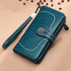 Leather zipper Wallet Women,Wristlet Wallet Leather, Zip Wallet Women, Long Wallet For Women - AZXCG handmade genuine leather 