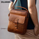 Summer Latest Soft Leather Cell Phone Purse Small Messenger Bag Genuine Leather Man Bags Boys Sling Shoulder Crossbody Bags - azxcgleather