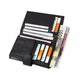 Custom most popular best brand man full grain cow leather rfid vertical wallet with multi card slots - azxcgleather
