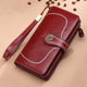 Leather zipper Wallet Women,Wristlet Wallet Leather, Zip Wallet Women, Long Wallet For Women - AZXCG handmade genuine leather 