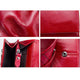 Wallet Women, Leather Wallet Women, Leather Wallet Gift, Long Slim Wallet,Zipper Wallet Red - AZXCG handmade genuine leather 
