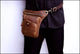 Men's bag retro crazy horse leather men's horizontal shoulder messenger bag - AZXCG handmade genuine leather 