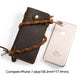 Long Crazy Horse Leather Chain Wallet - azxcgleather