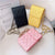 2 in 1 Luxury Leather Chain Strap Crossbody Mobile Phone Bags for iphone 11 12 pro Max Phone Wallet Case And Airpods Case Sets Women Phone Wallet - AZXCG handmade genuine leather 