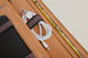 Handmade Genuine Leather Portfolio with Handle and Notepad Holder - AZXCG