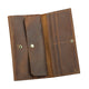 Long crazy horse leather multi-function mobile phone passport bag - AZXCG handmade genuine leather 