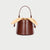 Fashion Genuine Leather Small Bucket Bags Women Designer Handbag - AZXCG handmade genuine leather 