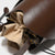 Genuine Leather Women Bucket Bag Cowhide Leather Shoulder Crossbody Bag - AZXCG handmade genuine leather 