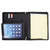 Genuine Leather Portfolio with Detachable iPad Case and Letter Size Notepad Holder - AZXCG