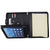 Genuine Leather Portfolio with Detachable iPad Case and Letter Size Notepad Holder - AZXCG