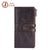 Vintage Fashion Leather Ladies Wallet Mobile Phone Change Clutch Wallet - AZXCG