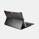 Surface Pro 4 Case, Crocodile Series Genuine Leather Folio Cover with Pen Holder and Stand Function - AZXCG