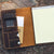 Personalized Vintage Leather Business Portfolio Notepad Folder Holder for Letter Size Writing Pad - AZXCG