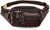 Genuine Leather Large Fanny Pack Waterproof Hip Belt Bag Waist Bag - AZXCG handmade genuine leather 