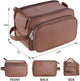Large Toiletry Bag for Men, PU Leather Travel Toiletry Organizer - AZXCG handmade genuine leather 