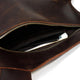 Handmade Crazy Horse Leather Men's Backpack - AZXCG handmade genuine leather 
