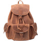 Men's Handmade Leather Travel Backpack - AZXCG