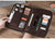 Vintage Crazy Horse Leather Portfolio Padfolio iPad Pro 10.5 Cover iPad Leather Case - AZXCG