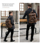 Crazy horse leather tactical business backpack - AZXCG handmade genuine leather 
