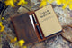 Distressed Leather Field Notes Cover Case Wallet Pocket Size Journal Cover - AZXCG