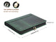 3 Ring Binder Leather Portfolio For Ipad Surface Macbook with YKK Zipper, Graduation gift - azxcgleather