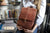 Laptop Backpack Women Leather Backpack - AZXCG handmade genuine leather 