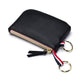 Women's soft leather coin purse small mini minimalist car key case - AZXCG handmade genuine leather 