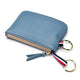 Women's soft leather coin purse small mini minimalist car key case - AZXCG handmade genuine leather 