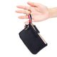 Women's soft leather coin purse small mini minimalist car key case - AZXCG handmade genuine leather 