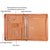 Professional Genuine Leather Business Padfolio Portfolio with 3 Ring Binder - AZXCG
