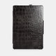 Surface Pro 4 Case, Crocodile Series Genuine Leather Folio Cover with Pen Holder and Stand Function - AZXCG