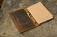 Personalized Vintage Leather Notebook Cover Case For A5 Refillable Journal - AZXCG