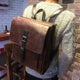 Tidog Korean version of the new tide Bag men crazy horse leather backpack - AZXCG handmade genuine leather 