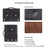Handmade Leather Portfolio with Handle Zipped Conference Folder - AZXCG