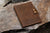 Personalized Vintage Leather Notebook Cover Case Portfolio for Composition Notebook - AZXCG