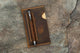 Distressed Leather Sleeve For Minimalist Field Notes Pocket Size Cover Case - AZXCG
