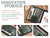 3 Ring Binder Leather Portfolio For Ipad Surface Macbook with YKK Zipper, Graduation gift - azxcgleather