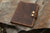 Personalized Genuine Leather Cover Portfolio for Rhodia Wirebound Meeting Notebook A5+ Size - AZXCG