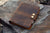 Vintage A5 Leather 6 Ring Binder Notebook Cover, Refillable Journal Sketchbook - AZXCG