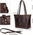 Women Handmade Leather Totes - AZXCG handmade genuine leather 